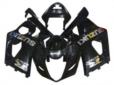 2003-2004 Suzuki GSXR 1000 Motorcycle Fairings - Glossy Black Chrome UK