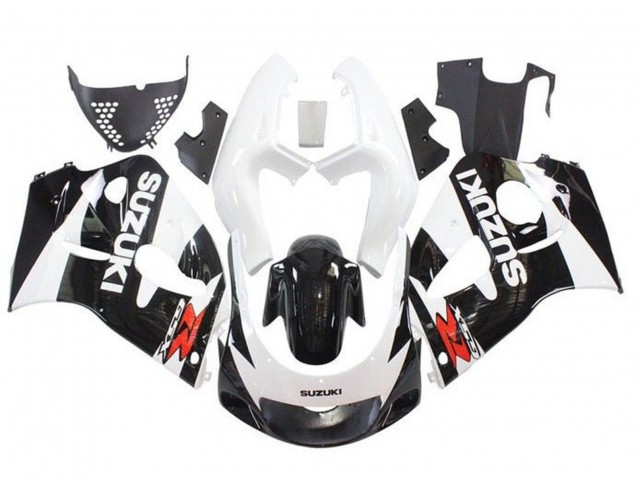 1996-2000 Suzuki GSXR 600 / GSXR 750 Motorcycle Fairings - White Black Red UK