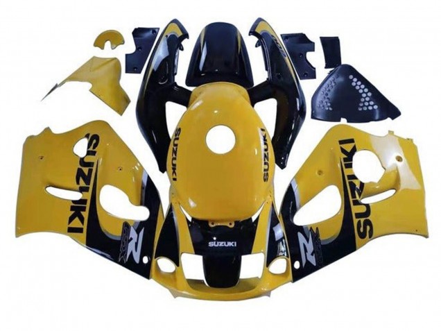 1996-2000 Suzuki GSXR 600 / GSXR 750 Motorcycle Fairings - Yellow Black UK