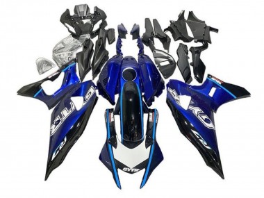 2021-2024 Yamaha YZF R7 Motorcycle Fairings - Blue Black Light Blue UK