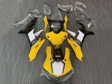 2015-2019 Yamaha YZF 1000 R1 Motorcycle Fairing Kits - Yellow White Black UK