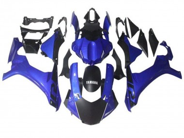 2015-2019 Yamaha YZF 1000 R1 Motorcycle Fairing - Blue Matte Black UK