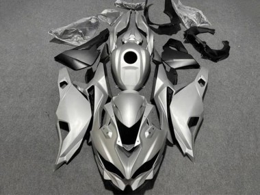 2019-2025 Kawasaki ZX4R ZX-4RR Motorcycle Fairings - Silver Black UK