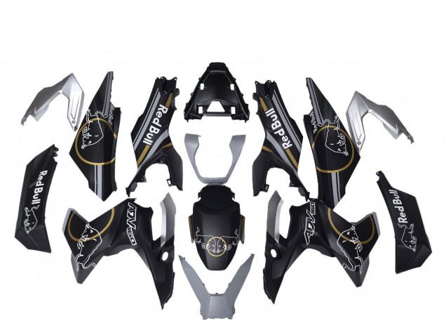 2022-2024 Honda ADV160 Motorcycle Fairings - Matte Black Gold Red Bull UK