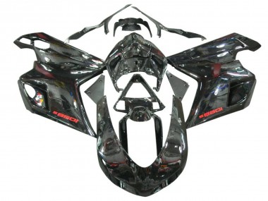 2007-2014 Ducati 1098 Motorcycle Fairings - Glossy Black UK