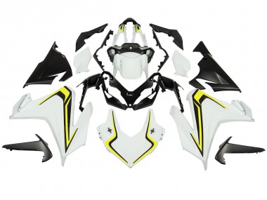2022-2023 Honda CBR500R Motorcycle Fairings - White Neon Yellow Matte Black UK