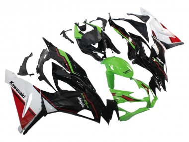 2019-2022 Kawasaki ZX6R Motorcycle Fairings - Green Glossy Black White Red UK