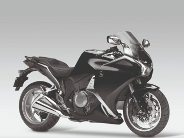 2010-2014 Honda VFR 1200 Motorcycle Fairings - Glossy Black UK