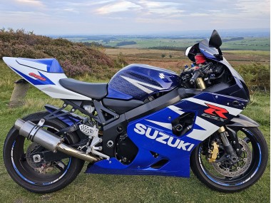 2004-2005 Suzuki GSXR 600 Motorcycle Fairings - Blue White Red UK