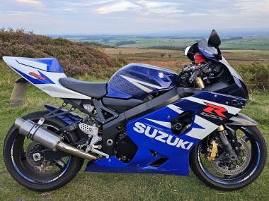 2004-2005 Suzuki GSXR 600 Motorcycle Fairings - Blue White Red UK