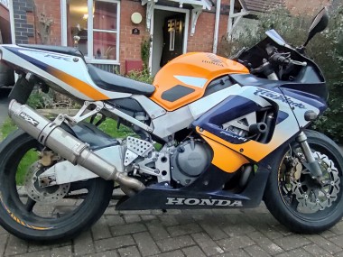 2000-2001 Honda CBR900RR 929RR Motorcycle Fairings - Silver Orange Blue UK