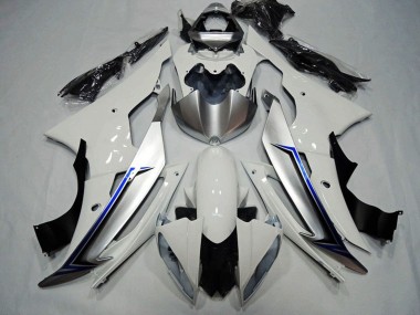 2008-2016 Yamaha YZF R6 Motorcycle Fairing Kits - White Blue Black UK