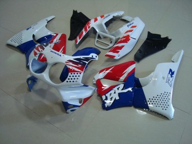 1992-1993 White Blue Red Honda CBR900RR 893 Motorcycle Fairing Kit