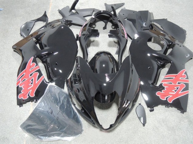 1996-2007 Black Red Decal Suzuki GSXR1300 Hayabusa Motorcycle Fairings Kit 1996-2007 Black Red Decal Suzuki GSXR1300 Hayabusa Motorcycle Fairings Kit