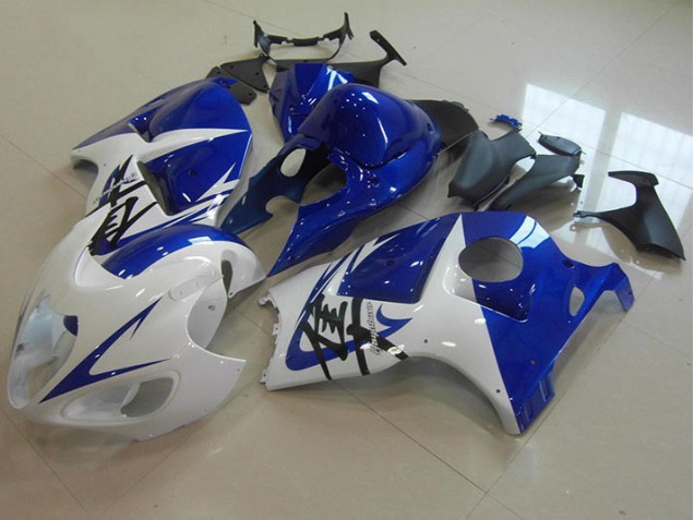 1996-2007 Blue White Suzuki GSXR1300 Hayabusa Moto Fairings 1996-2007 Blue White Suzuki GSXR1300 Hayabusa Moto Fairings