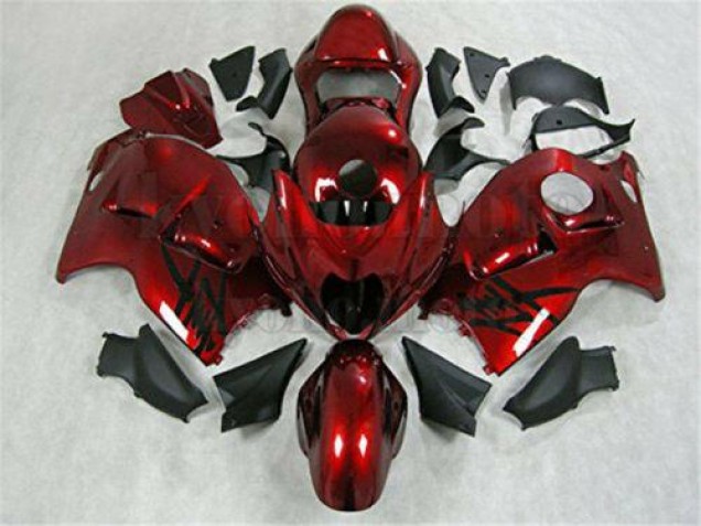 1996-2007 Red Black Suzuki GSXR 1300 Hayabusa Motorcycle Fairing 1996-2007 Red Black Suzuki GSXR 1300 Hayabusa Motorcycle Fairing