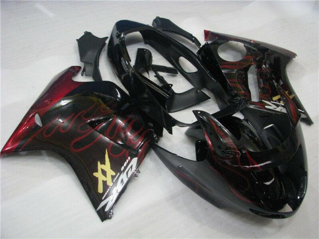 1996-2007 Red Flame Honda CBR1100XX Motor Fairings 1996-2007 Red Flame Honda CBR1100XX Motor Fairings
