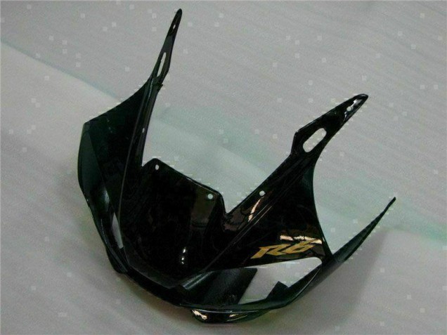 1998-2002 Black Yamaha YZF R6 Motorcycle Replacement Fairings 1998-2002 Black Yamaha YZF R6 Motorcycle Replacement Fairings