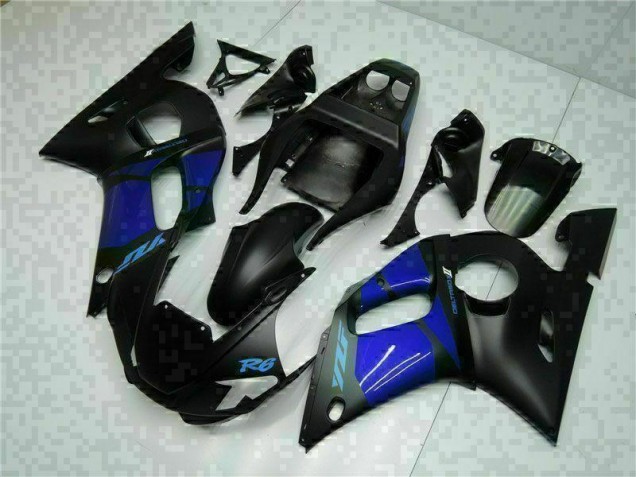 1998-2002 Blue Black Yamaha YZF R6 Bike Fairing Kit 1998-2002 Blue Black Yamaha YZF R6 Bike Fairing Kit