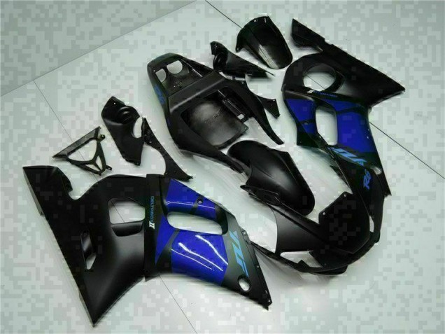 1998-2002 Blue Black Yamaha YZF R6 Bike Fairing Kit 1998-2002 Blue Black Yamaha YZF R6 Bike Fairing Kit
