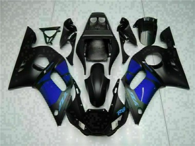 1998-2002 Blue Black Yamaha YZF R6 Bike Fairing Kit