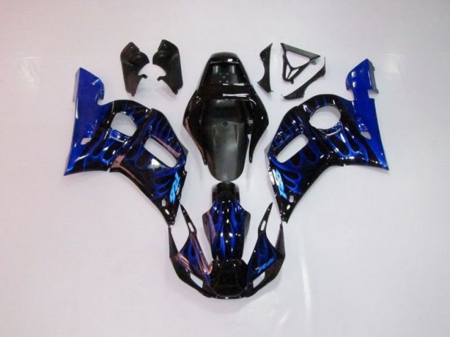 1998-2002 Blue Flame Yamaha YZF R6 Motorcycle Fairings 1998-2002 Blue Flame Yamaha YZF R6 Motorcycle Fairings
