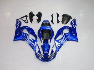 1998-2002 Blue White Go Motul Yamaha YZF R6 Motorcycle Bodywork