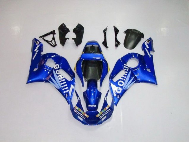 1998-2002 Blue White Go Motul Yamaha YZF R6 Motorcycle Bodywork 1998-2002 Blue White Go Motul Yamaha YZF R6 Motorcycle Bodywork