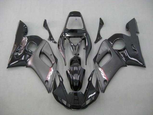 1998-2002 Contrast Black Yamaha YZF R6 Moto Fairings 1998-2002 Contrast Black Yamaha YZF R6 Moto Fairings