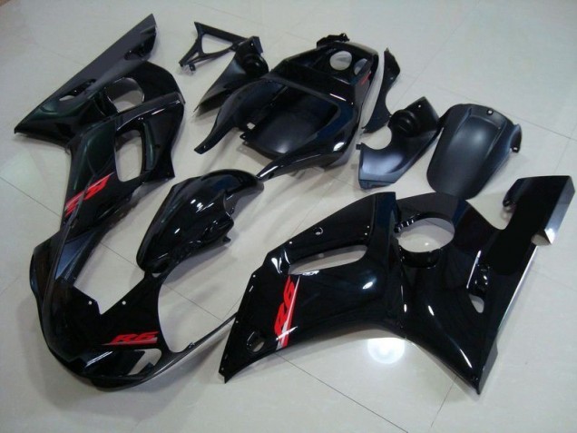 1998-2002 Glossy Black Red Decals Yamaha YZF R6 Motorcycle Fairings Kits 1998-2002 Glossy Black Red Decals Yamaha YZF R6 Motorcycle Fairings Kits