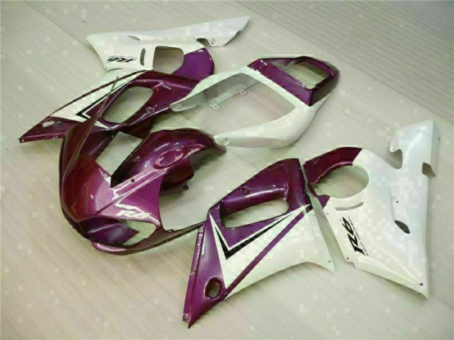 1998-2002 Purple White Yamaha YZF R6 Replacement Fairings 1998-2002 Purple White Yamaha YZF R6 Replacement Fairings