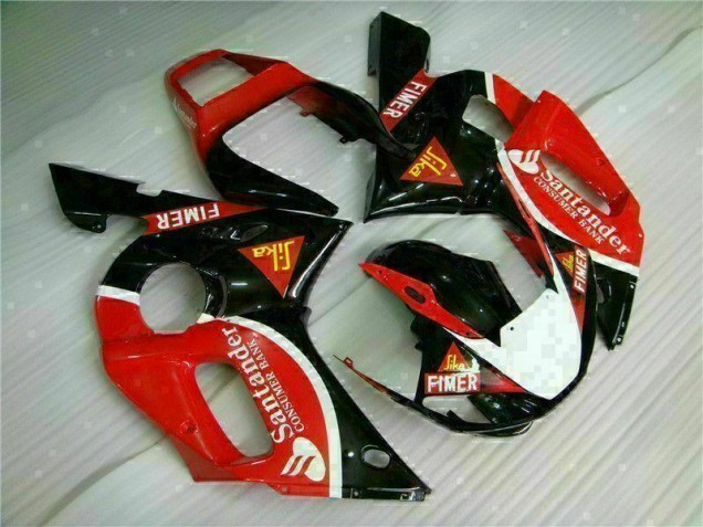 1998-2002 Red Black Yamaha YZF R6 Motorcycle Fairings 1998-2002 Red Black Yamaha YZF R6 Motorcycle Fairings