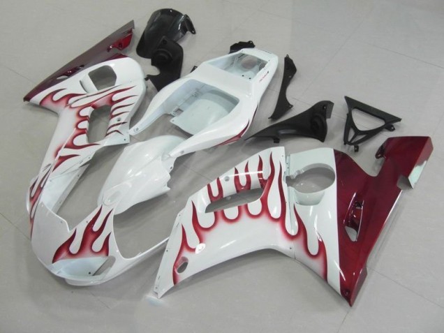 1998-2002 Red Flame Yamaha YZF R6 Motorcycle Fairing 1998-2002 Red Flame Yamaha YZF R6 Motorcycle Fairing