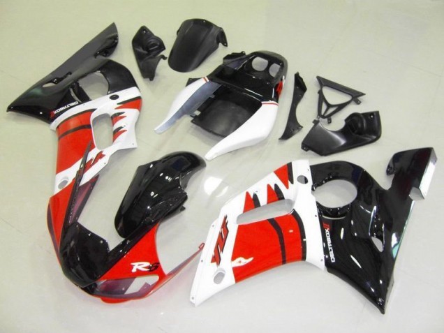 1998-2002 Red White Black Yamaha YZF R6 Motorbike Fairing 1998-2002 Red White Black Yamaha YZF R6 Motorbike Fairing