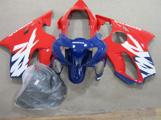 1999-2000 Blue Red Honda CBR600 F4 Motorcycle Fairings Kits 1999-2000 Blue Red Honda CBR600 F4 Motorcycle Fairings Kits