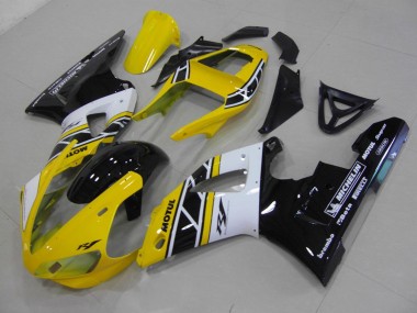 2000-2001 Yellow Anniversary Yamaha YZF R1 Motorbike Fairing Kits