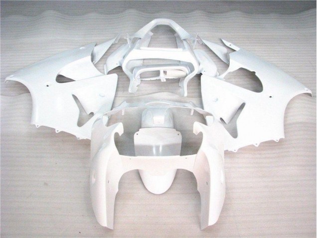 2000-2002 Glossy White Kawasaki ZX6R Bike Fairing 2000-2002 Glossy White Kawasaki ZX6R Bike Fairing