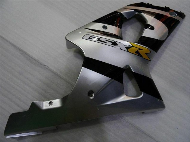2000-2002 Silver Black Suzuki GSXR 1000 Motor Fairings