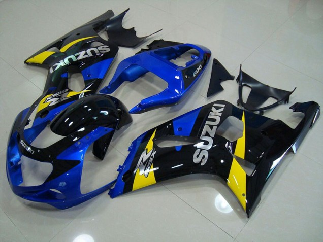 2001-2003 Blue Black Suzuki GSXR750 Motorbike Fairing Kits 2001-2003 Blue Black Suzuki GSXR750 Motorbike Fairing Kits