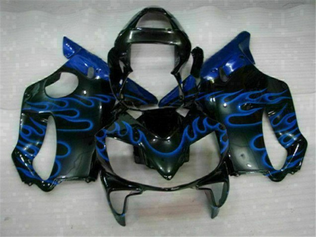 2001-2003 Blue Flames Honda CBR600 F4i Bike Fairings 2001-2003 Blue Flames Honda CBR600 F4i Bike Fairings