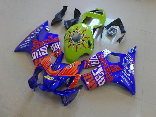 2001-2003 Blue Rossi Honda CBR600 F4i Replacement Motorcycle Fairings 2001-2003 Blue Rossi Honda CBR600 F4i Replacement Motorcycle Fairings