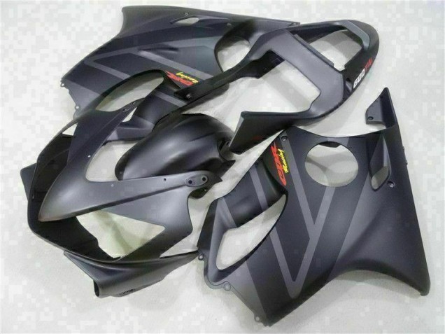 2001-2003 Matte Black Honda CBR600 F4i Motorcycle Fairings 2001-2003 Matte Black Honda CBR600 F4i Motorcycle Fairings