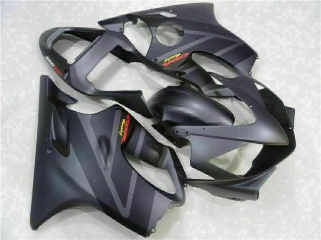 2001-2003 Matte Black Honda CBR600 F4i Motorcycle Fairings 2001-2003 Matte Black Honda CBR600 F4i Motorcycle Fairings