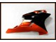 2001-2003 Orange Black Honda CBR600 F4i Bike Fairing 2001-2003 Orange Black Honda CBR600 F4i Bike Fairing