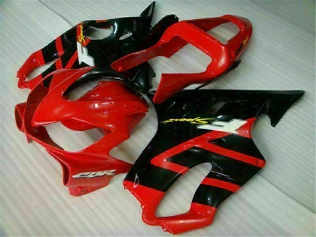 2001-2003 Red Black Honda CBR600 F4i Motorcycle Fairings Kits 2001-2003 Red Black Honda CBR600 F4i Motorcycle Fairings Kits