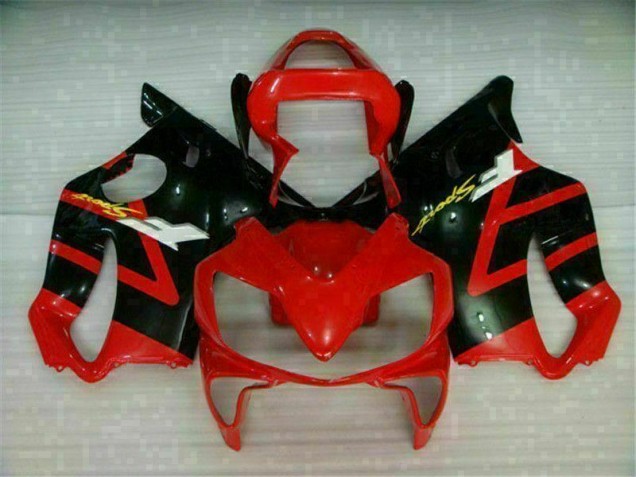 2001-2003 Red Black Honda CBR600 F4i Motorcycle Fairings Kits 2001-2003 Red Black Honda CBR600 F4i Motorcycle Fairings Kits