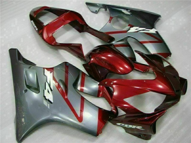 2001-2003 Red Silver Honda CBR600 F4i Moto Fairings 2001-2003 Red Silver Honda CBR600 F4i Moto Fairings