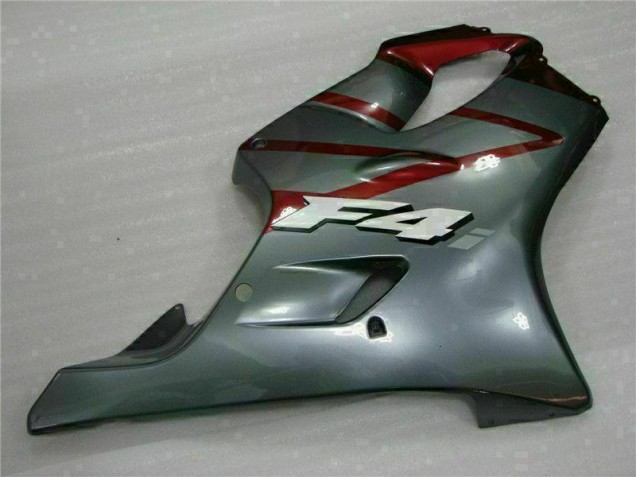 2001-2003 Red Silver Honda CBR600 F4i Moto Fairings 2001-2003 Red Silver Honda CBR600 F4i Moto Fairings