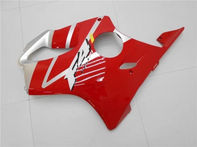 2001-2003 Silver Red Honda CBR600 F4i Bike Fairings 2001-2003 Silver Red Honda CBR600 F4i Bike Fairings