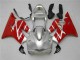 2001-2003 Silver Red Honda CBR600 F4i Bike Fairings 2001-2003 Silver Red Honda CBR600 F4i Bike Fairings